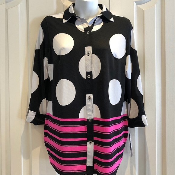 Bold Print Nygard Blouse NWT - Picture 3 of 10